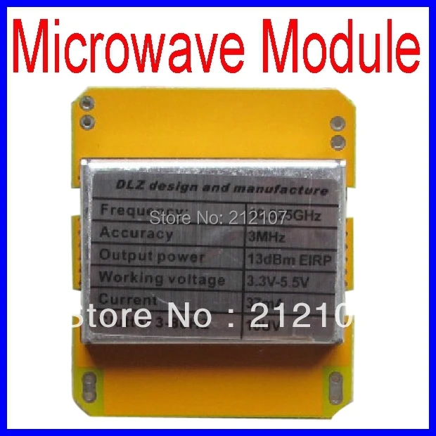 10.525GHz Microwave Doppler X Band Radar Wireless Module Motion Sensor