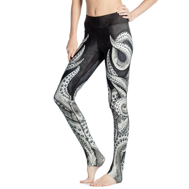 de 2016 D'été 3D Tentacule Femmes Pantalon Impression Poulpe wPpqxP4F