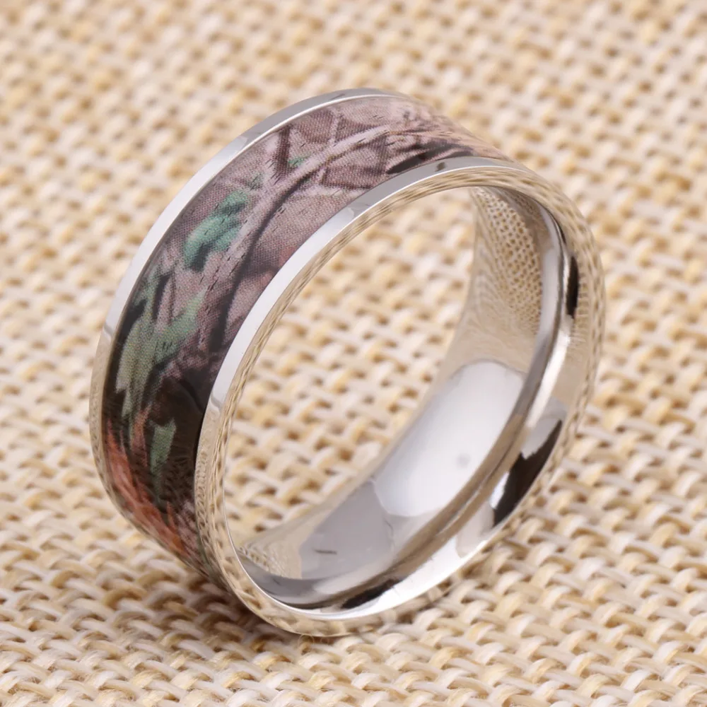 Camo Promise Rings For Couples