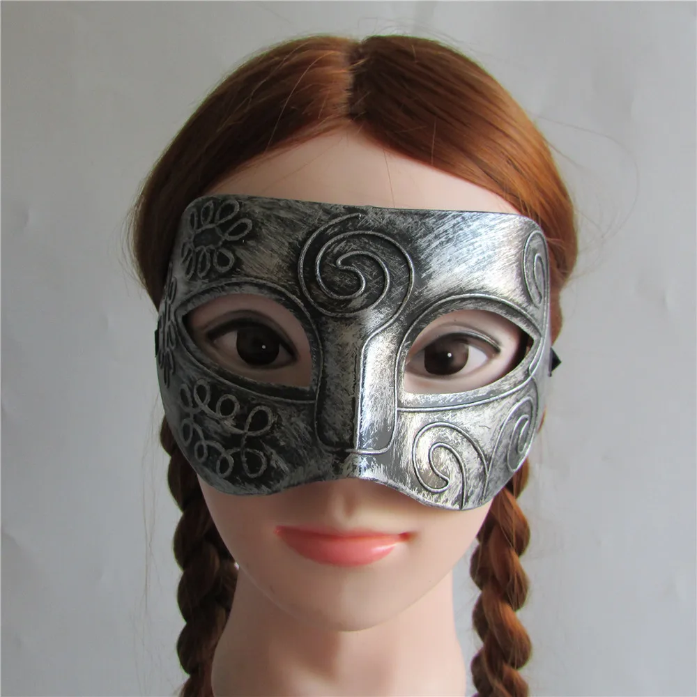 New Arrival Halloween silver Upper Half Face Mask fashion Masquerade
