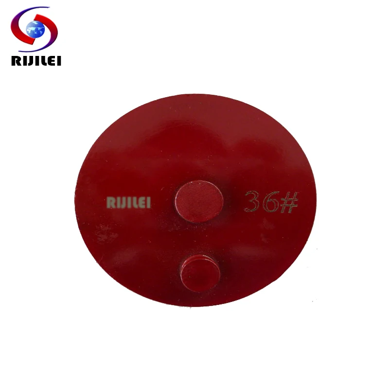 RIJILEI 12 PCS 80mm Metal diamond grinding cup wheel 3inch Diamond Grinding Disk for Concrete Floor grinder Grinding shoes T40B