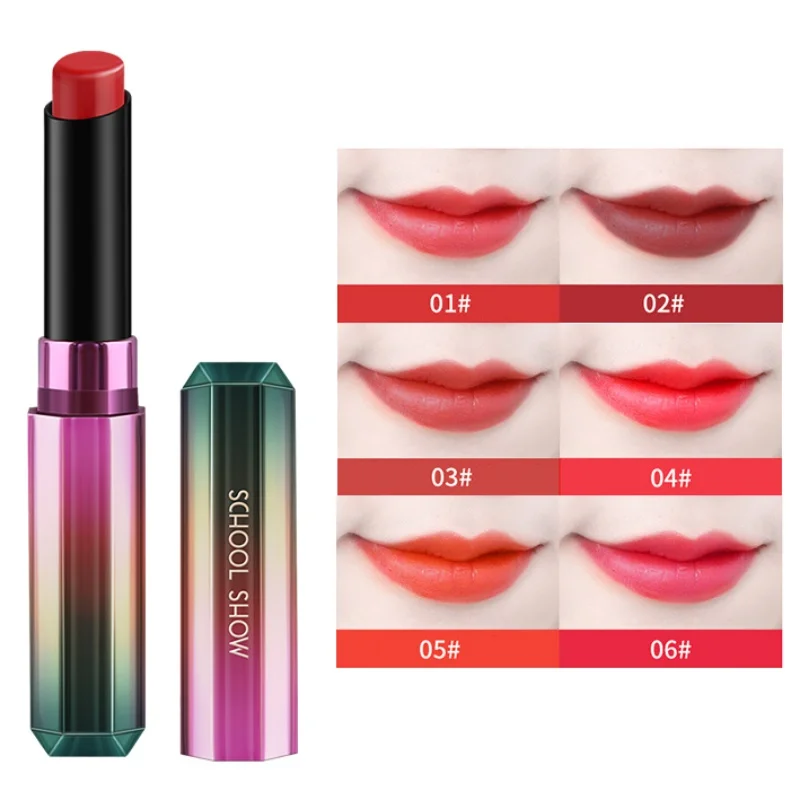 1PC 6 Colors Lips Makeup Long Lasting Waterproof Matte Lipstick Pencil Easy To Wear Lip Stick Make Up Cometics maquiagem 1PC 6 Colors Lips Makeup Long Lasting Waterproof Matte Lipstick Pencil Easy To Wear Lip Stick Make Up Cometics maquiagem