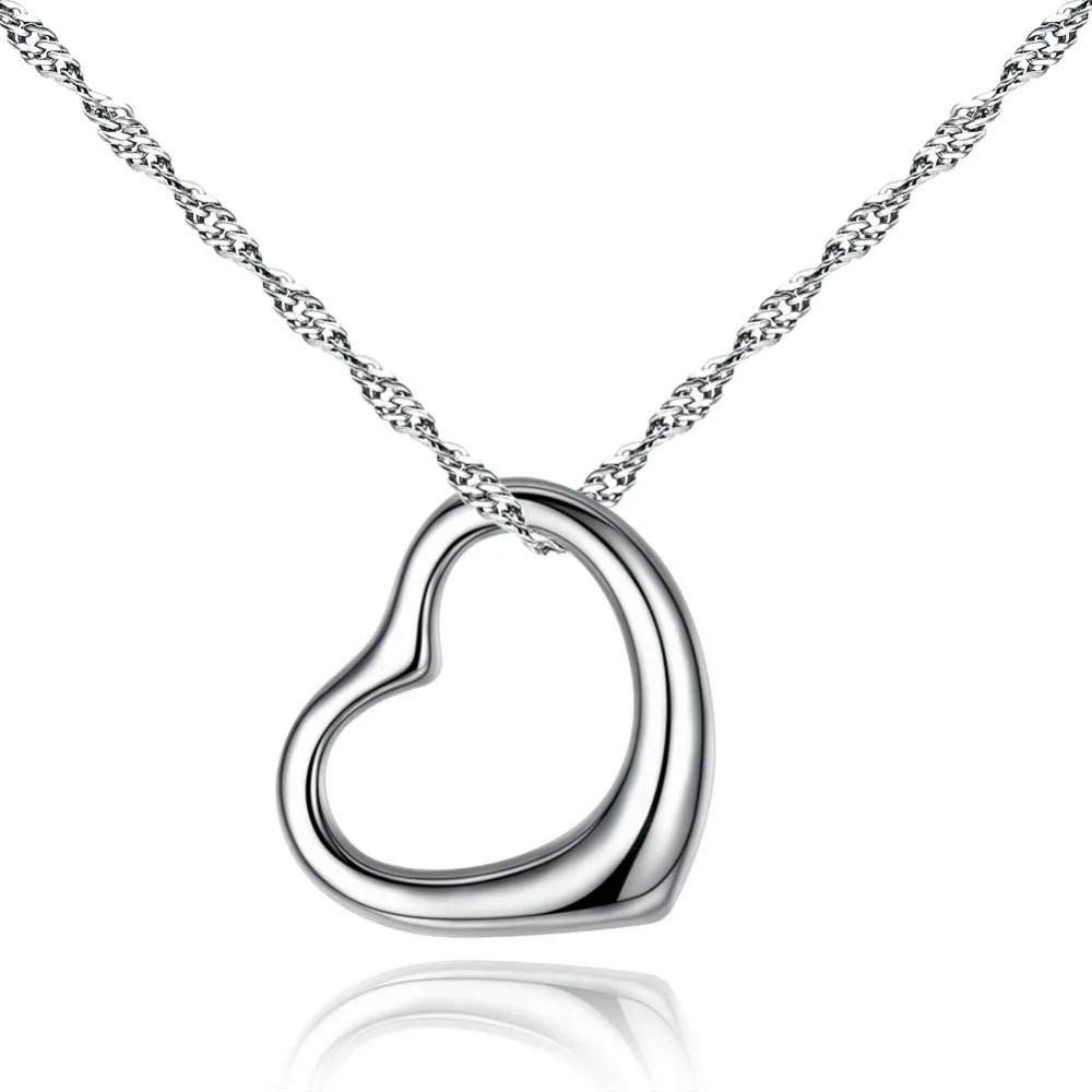 Romantic Love Heart Hollow Heart Pendant Necklace In Pendants From Jewelry And Accessories On