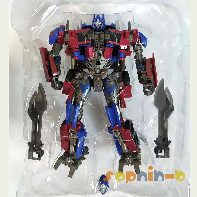 Трансформированный Optimus Prime с металлическими частями SS05 MP10 MP01 SS38 TE01 KO рисунок светодиодный стенд - Цвет: No Box