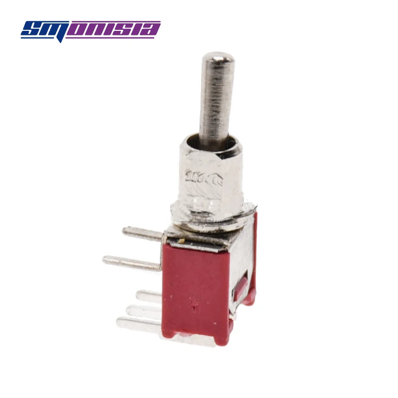 500pcs TS4-102C3 Micro Two-position Button Switch Single-pole Toggle Shaking Head Red | Обустройство дома