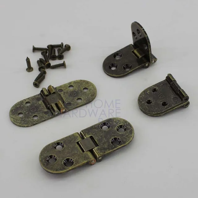 flip top hinge folding table antique brass 180 dgrees zinc alloyin