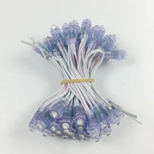 Водонепроницаемый Рождественский струнный световой модуль DC 12 V буквы для рекламных вывесок светодиодный пиксельный модуль 9 мм лампа в форме слова 3000 шт