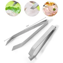 600 шт. приспособление для удаления рыбных костей из нержавеющей стали, щипцы для удаления рыбной кости, щипцы, щипцы для удаления кожи, щипцы, инструменты для морепродуктов, ZA4676