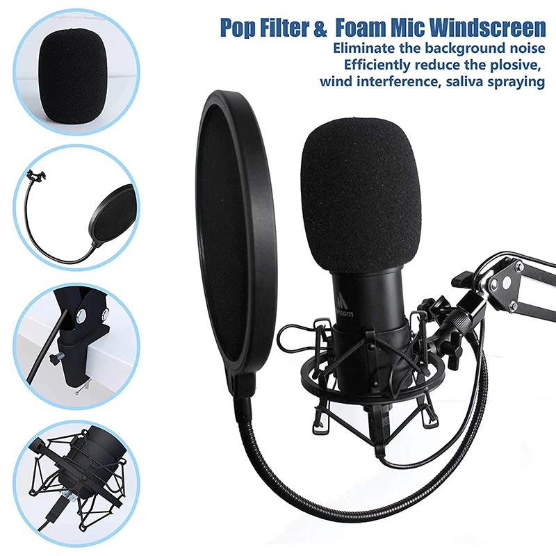 MAONO USB Condenser Microphone Kit Professional