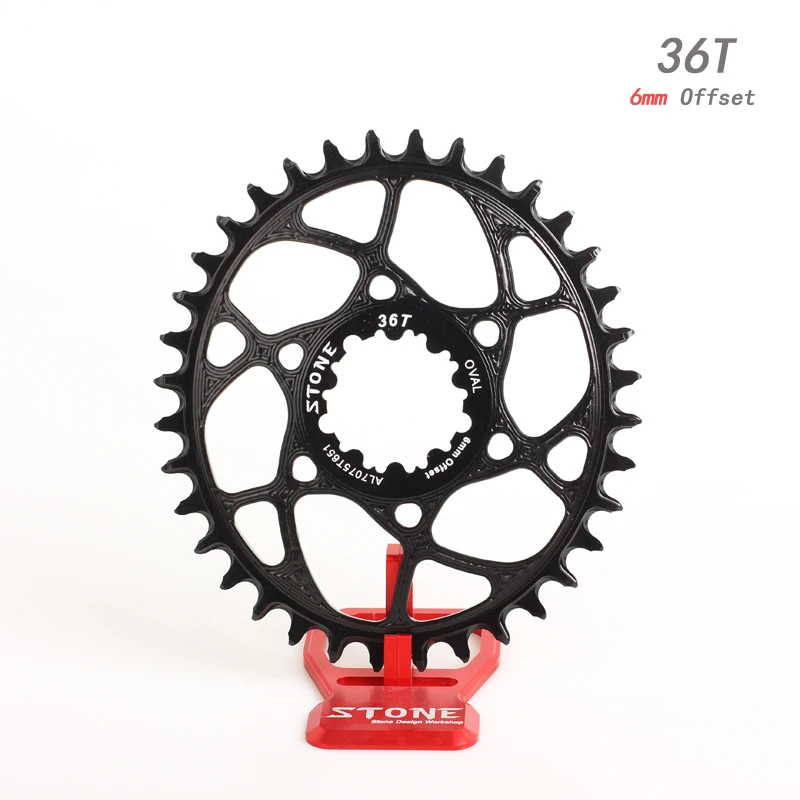 

6mm offset Single Chainring Oval for GXP xx1 Eagle GX X01 X0 X9 Sram 1x System