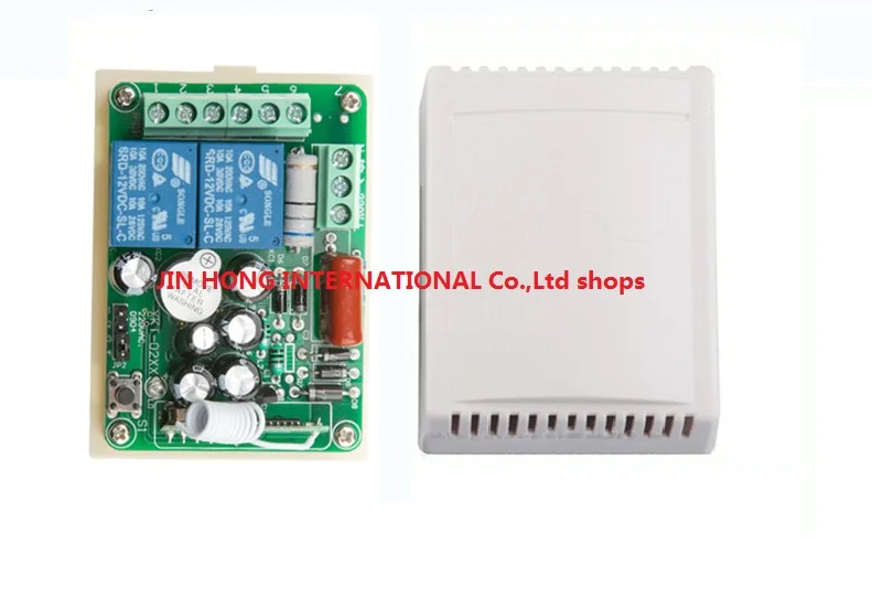 AC220V 2CH 2 Channe Беспроводной дистанционного Управление переключатель Системы teleswitch 1* приемник+ 12* передатчики для Приспособления открытия двери гаража