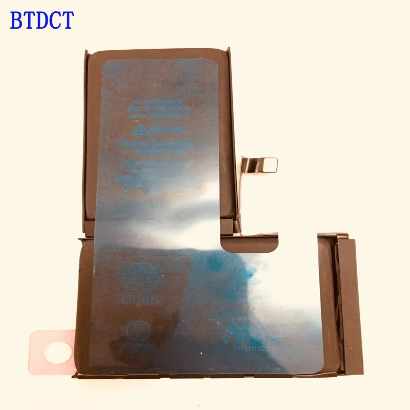 

BTDCT Factory direct sale For Iphone X Replacement Battery Capacity 2716mAh 0 Cycle 100% Test 5pcs/lot Batteries