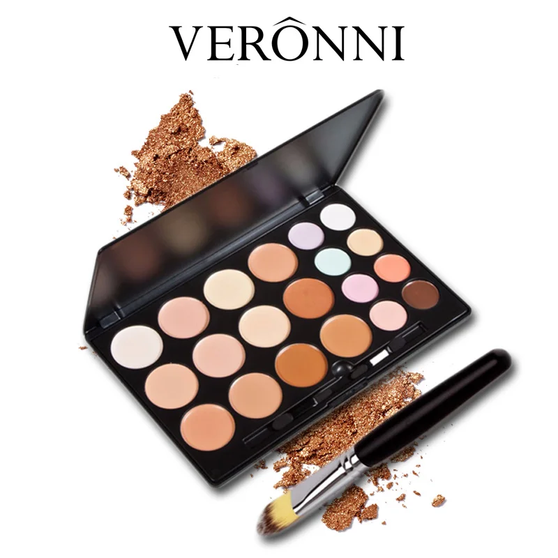 

VERONNI New Face Concealer Makeup Palette Base Foundation Bronzer Concealer Contour Pallete Primer Beauty Make Up Cosmetics Set