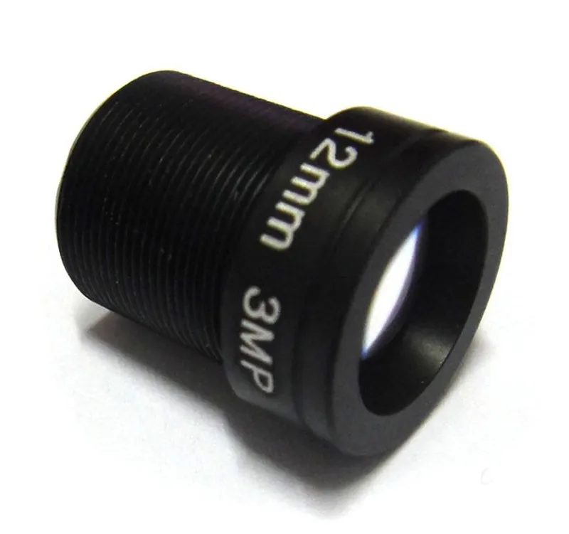 

4pcs HD 1/2.5" 3mp 12mm 30 Degrees Angle IR Board CCTV Lens M12 view 40m for Security IP Camera