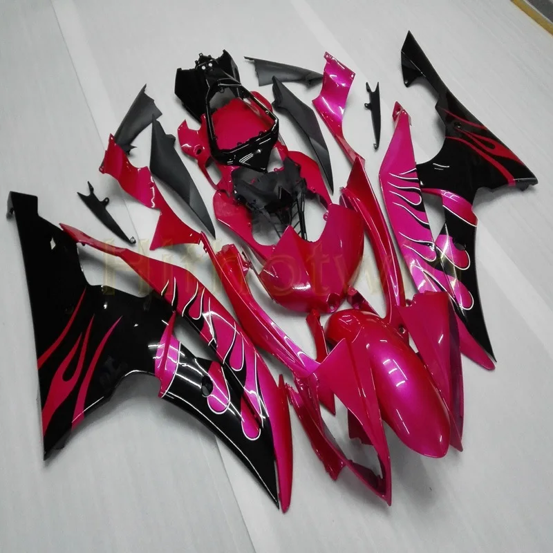 Пользовательские мотоцикла хомут для Yamaha YZF-R6 2008 2009 2010 2011 2012 2013 ABS обтекатель+ винты желтый