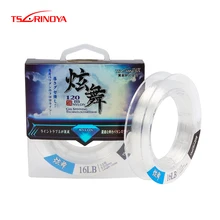Tsurinoya 120 M 6LB-16LB прочная и эластичная Моноволокно импортная нейлоновая леска и устойчивая к истиранию леска