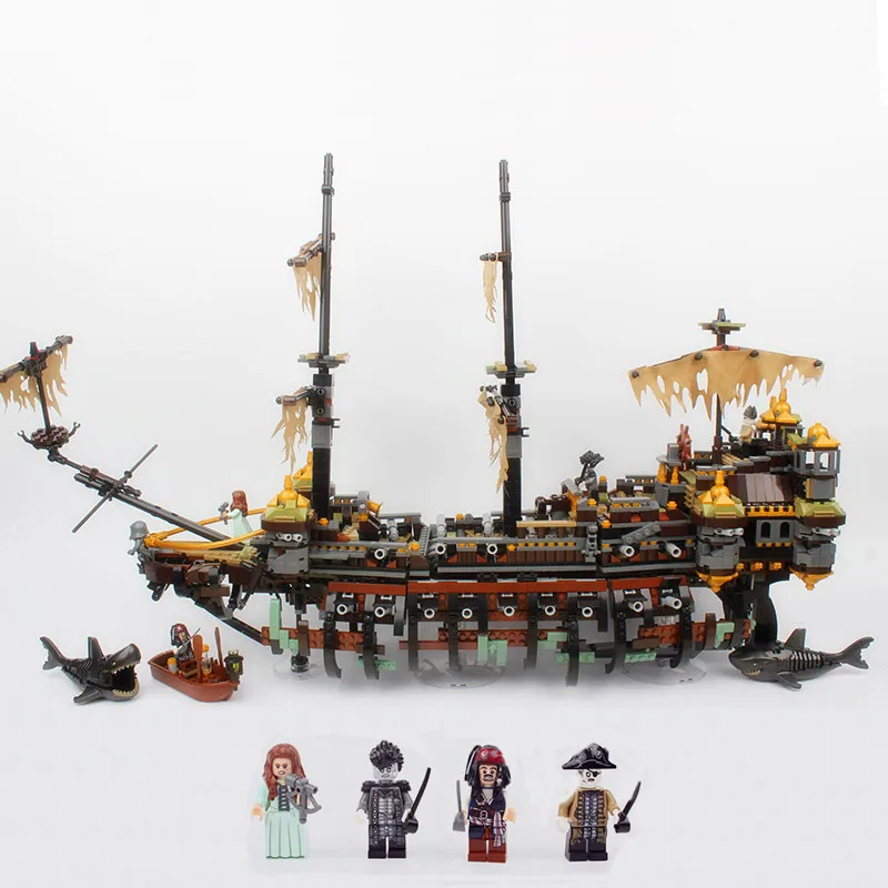 

Bela 10680 The Slient Mary Set New Pirate Ship Series Children Building Blocks Bricks Toys Compatible With Legoings