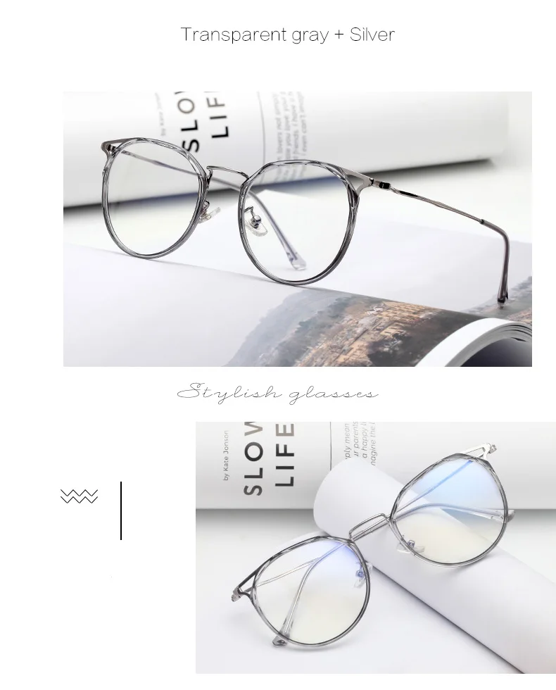 Новые готовые оптические очки женские голубые световые блокирующие очки компьютер для чтения сплав анти Голубой Луч мужские очки для близорукости