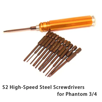 

Upgraded S2 High-Speed Steel Screwdriver Set Repairing Tools for Phantom 3/4 2 in 1 screwdriver accessories