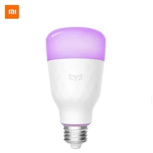 Обновленная версия) умный светодиодный светильник Xiao mi Yeelight, цветной, 800 люменов, 10 Вт, E27, лимонная умная лампа для mi Home App, белая/RGB опция