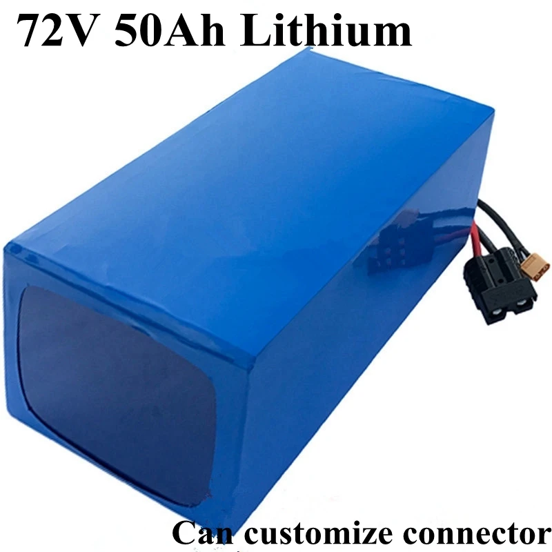 

Customized Large Capacity 72v 50Ah Li-ion with BMS Lithium for 5500w Golf Club Bicycle Scooter Ebike Motorcycle +10A Charger
