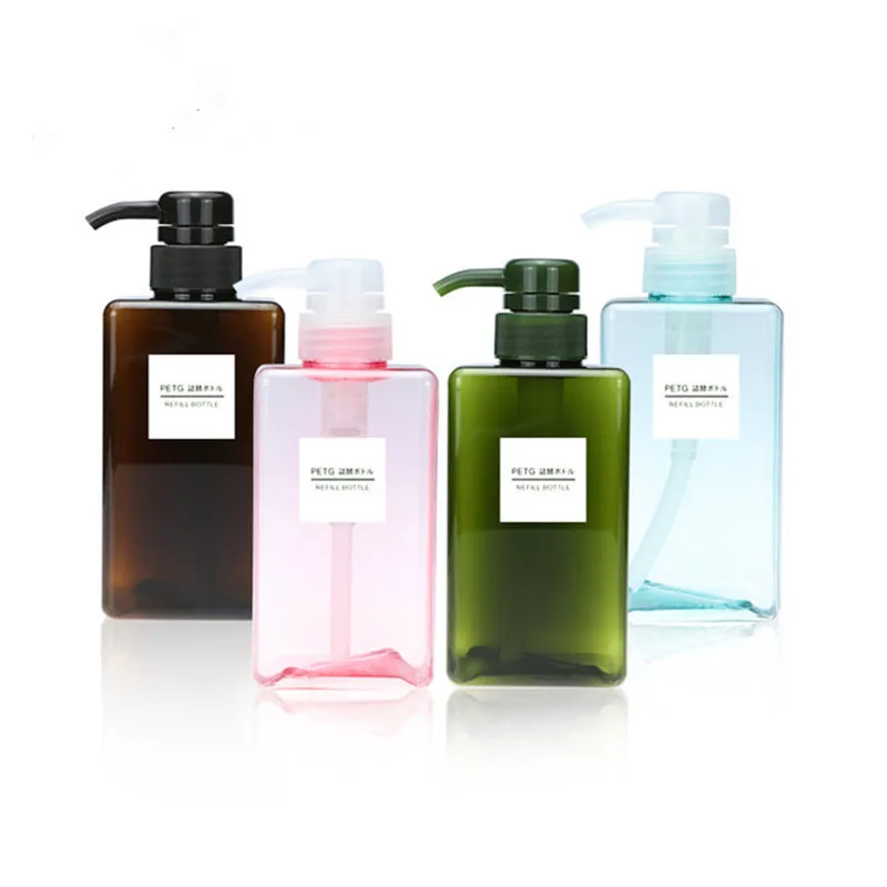 Download 450ml Soap Dispenser Cosmetics Refillable Bottles Bathroom Hand Sanitizer Shampoo Body Wash ...