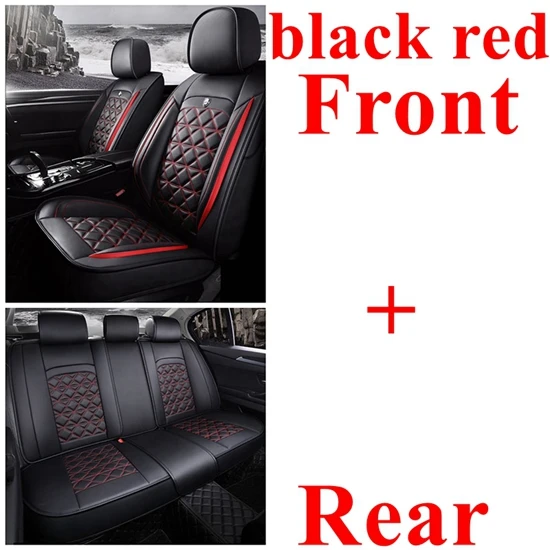 Чехол на Автокресло для Chevrolet Orlando Lacetti Aveo Cruze Captiva Malibu Alero Epic Trax Lova RV SPARK Impala Niva болт ss Cavalir - Название цвета: black red standard