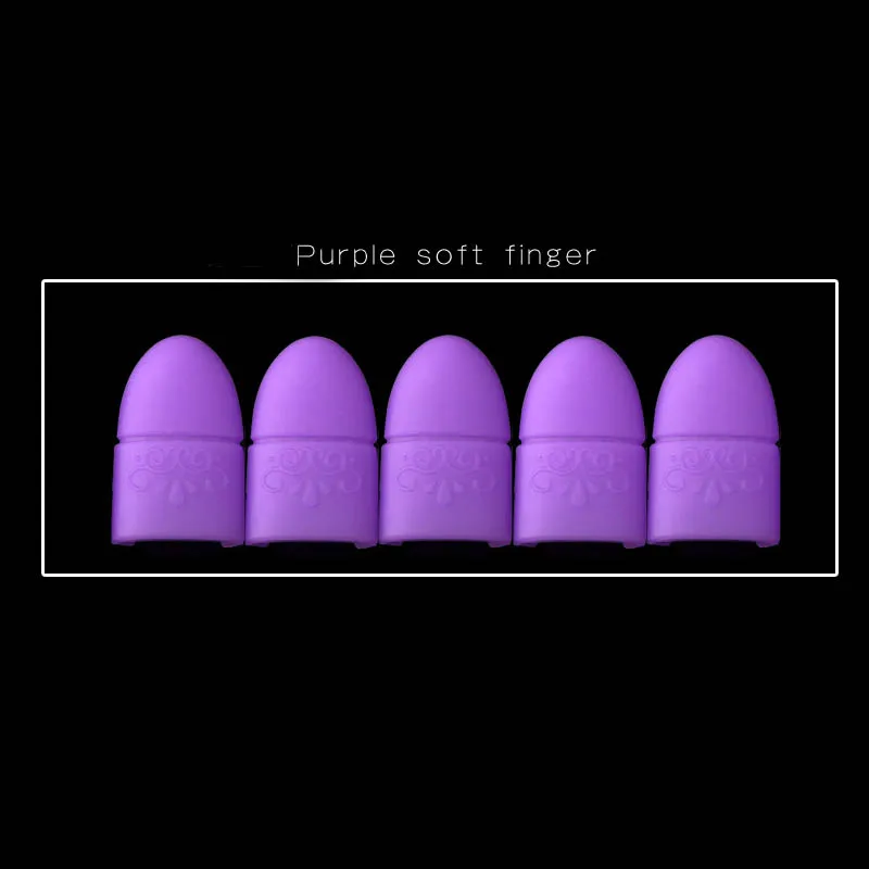10 шт./пакет лак искусство впитывающийся для Кепки силиконовый средство для снятия УФ гель-лака Обёрточная бумага чистая обезжиривающее средство зажима многоразовый Обёрточная бумага s резиновый маникюрных инструментов - Цвет: Purple