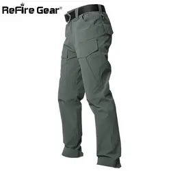 ReFire gear летние быстросохнущие мужские брюки в стиле милитари много карманов тактические брюки карго дышащие стрейч Rip-stop хлопковые