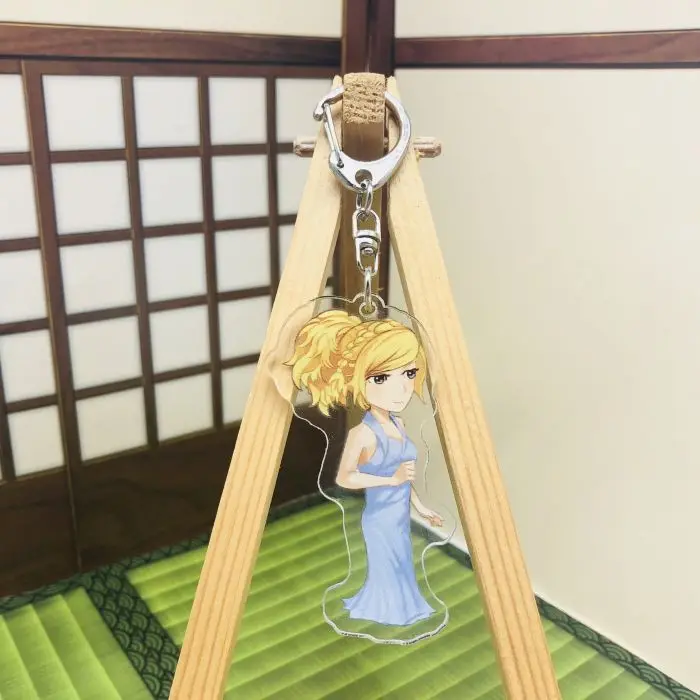 

Game Series Final Fantasy Action Figure Anime Acrylic Lunafreya Nox Fleuret Prompto Argentum Model Keychain Pendant Toys Gifts