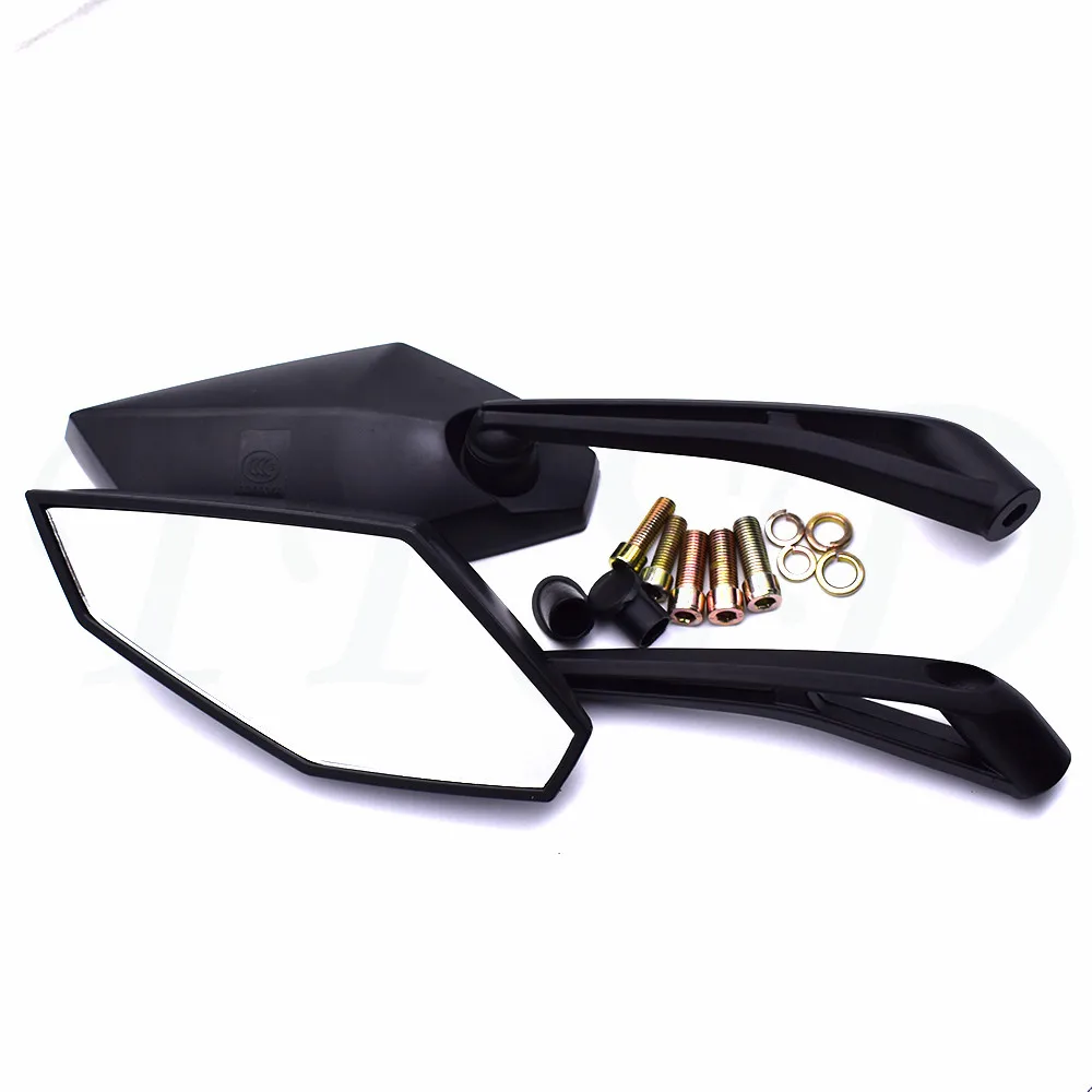 

New universal 8 mm 10 mm black motorcycle rearview mirror motorbike side mirror For Yamaha FZ6 FAZER FZ6R FZ8 FZ1 FAZE XJ6