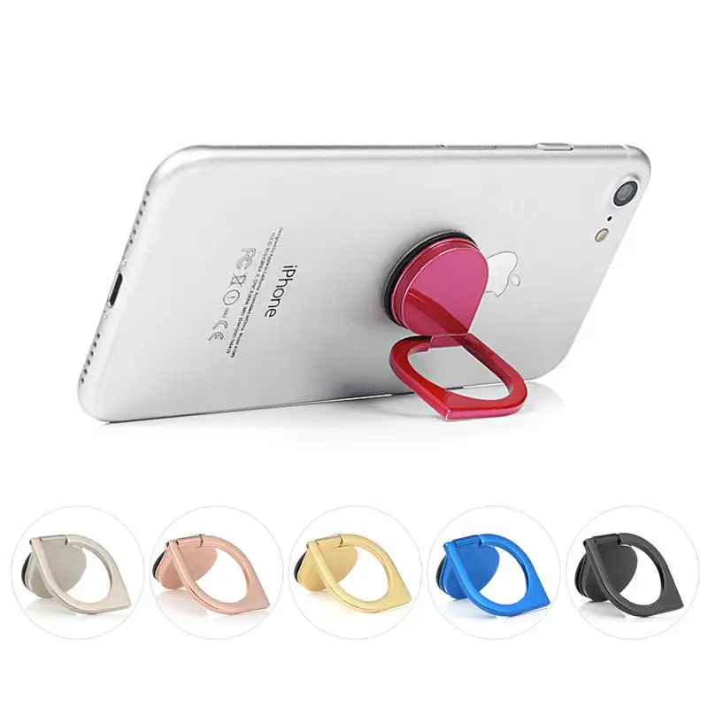 TURATA 3 in 1 Gyro Phone Finger Ring 360 degree Fidget Spinner Smartphone Stand Holder For iPhone 7 X 6 Samsung Tablet GPS MP3