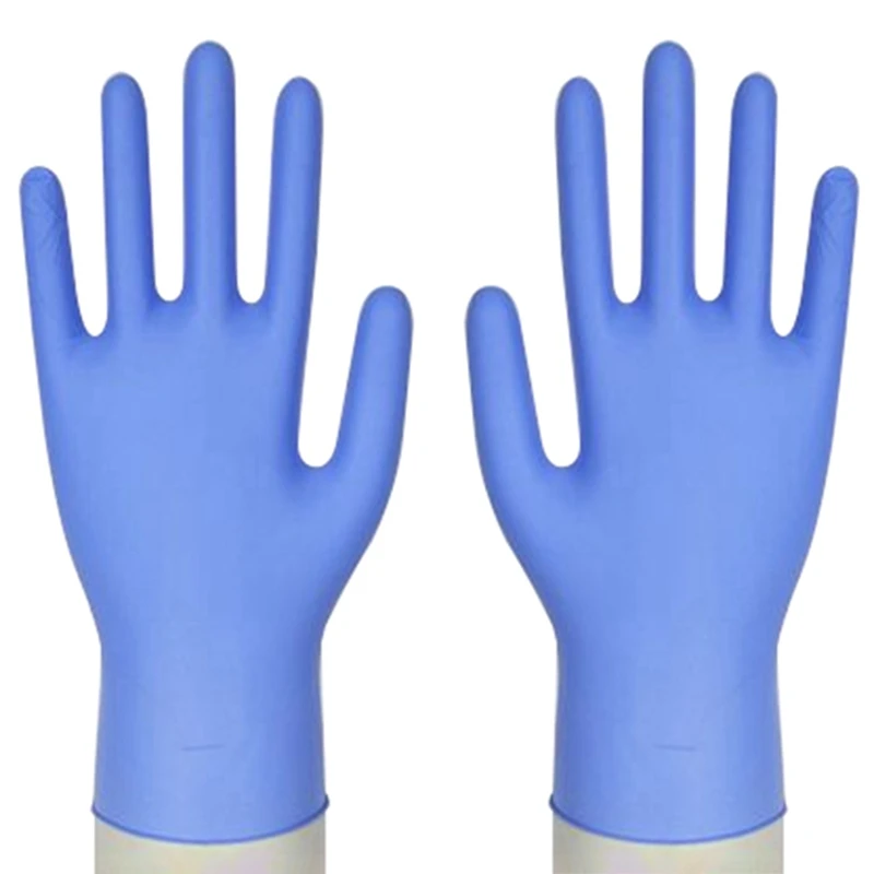 

100pcs/lot Mechanic Gloves Nitrile gloves Household Cleaning Washing Black Laboratory Nail Art Anti-Static Gloves