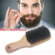 НОВАЯ щетка для бритья для мужчин 1 шт. щетка для бритья натуральные волосы щетины бритье с деревянной ручкой бритва парикмахерский инструмент 0722#30