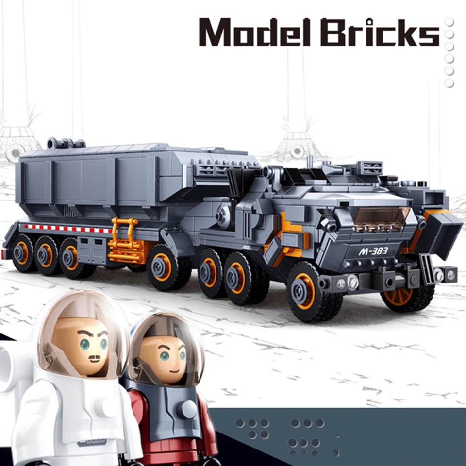 

Compatible Technic Wandering Earth Transport Truck Carrier Vehicle Car Figure Model DIY Building Block Toy