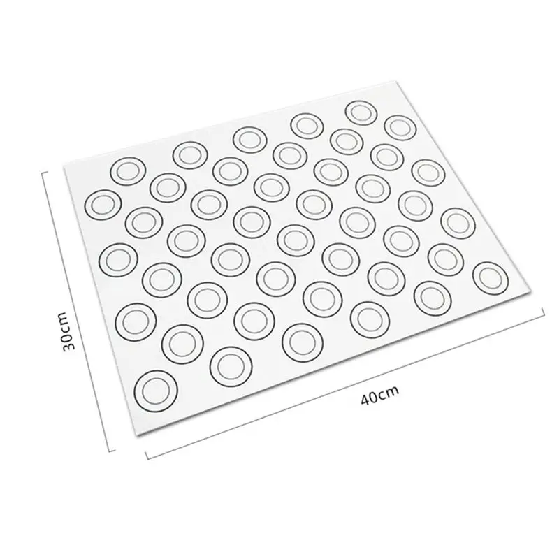 MOM'S HAND 4030cm Platinum Silicone Dough Mat Pastry Baking Sheet Tray Liner Mat Cake Pasta Tools (3)