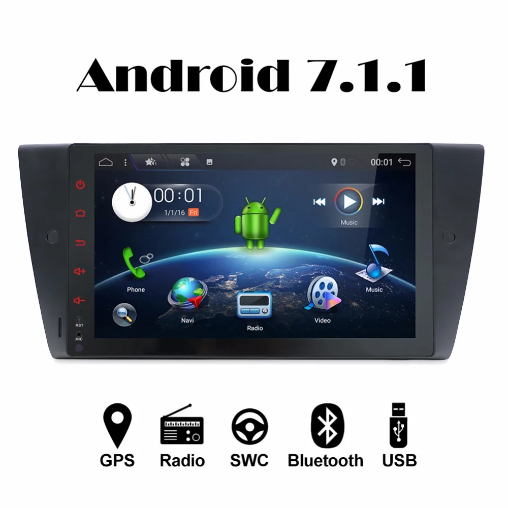 

Android 7.11 2G RAM+16G ROM Quad Core 2Din For BMW E90 Fast Boot Car DVD Multimedia Player Autoradio HD Capacitive TouchScreen