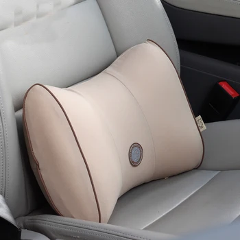 

Top Luxury Seat Back Lumbar Support Cushion For Car Decor Arcuate Guard vertebral lumbar pillow Chair Pillow Massager 34x27x9cm