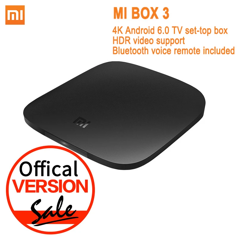 Глобальная версия Xiaomi Mi ТВ коробка 3 Android 6,0 4 К 8 ГБ HD Wi-Fi Bluetooth многоязычная Youtube DTS dolby IP ТВ Smart Media Player Глобальная версия Xiaomi Mi ТВ коробка 3 Android 6,0 4 К 8 ГБ HD Wi-Fi Bluetooth многоязычная Youtube DTS dolby IP ТВ Smart Media Player
