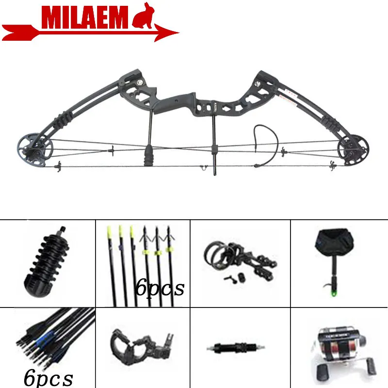 

30-55lbs Archery Compound Bow Set With Bowstring Stabilizer Bow Limbs Stabilizer IBO310FPS Outdoor Hunting Fishing Accessories