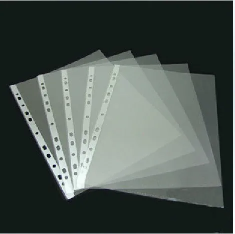 100 X A4 plastik bening pukulan menekan kantong folder 100 X A4 plastik bening pukulan menekan kantong folder