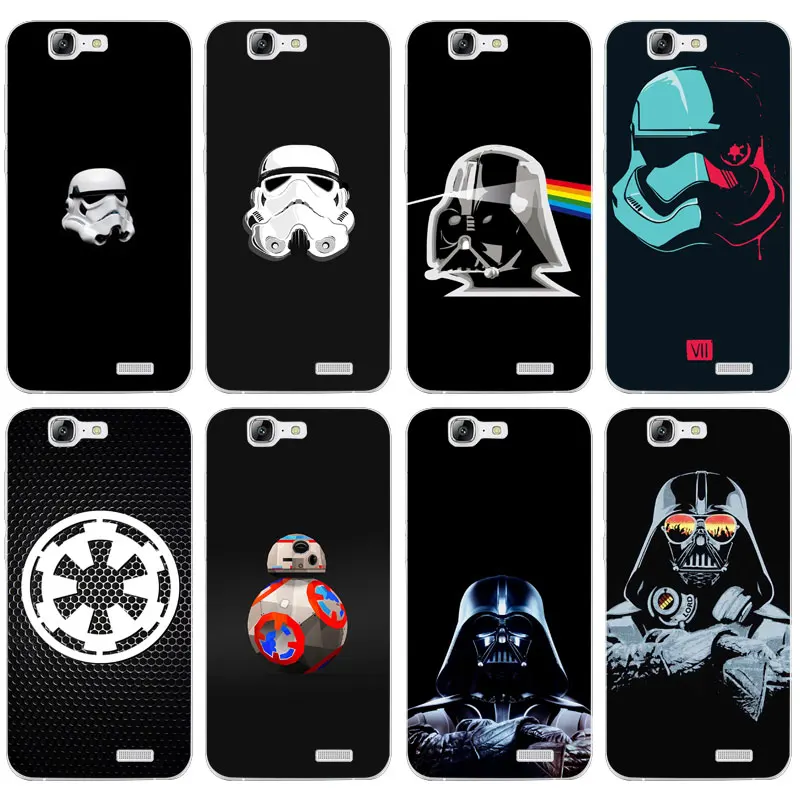 H477 Fashion Star Wars Art Transparent Hard Thin Skin Case Cover For Huawei P 6 7 8 9 Lite Plus Honor 6 7 8 4C 4X G7
