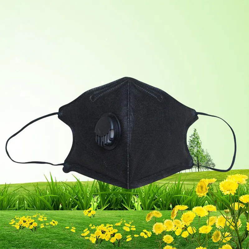 Ailewu10PCS PM2.5 Mouth Mask Anti Dust Breath Valve Masks Anti Haze Disposable Mask Protective Masks for Protection Face GKZ008