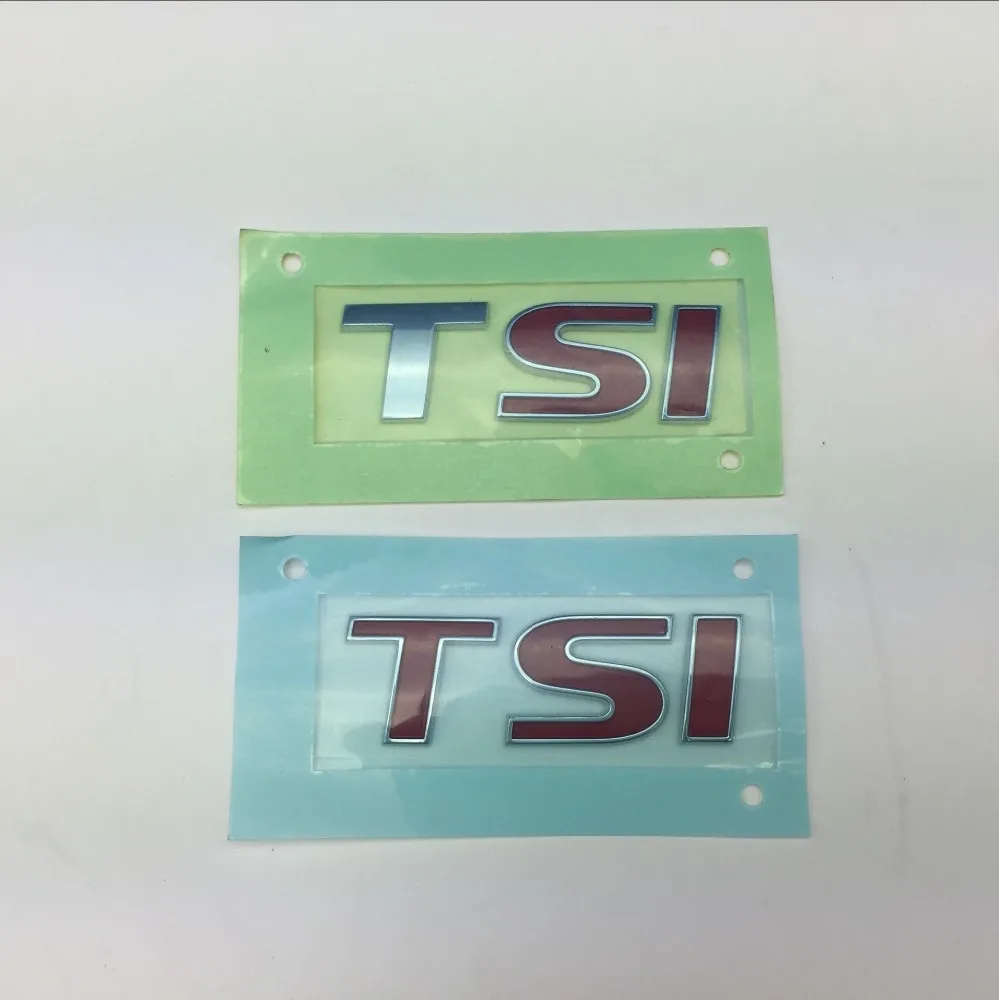 

for VW Tiguan Red TSI Sticker Rear Trunk Badge Boot Lid Emblem 1.8T 2.0T 5ND 853 675 A