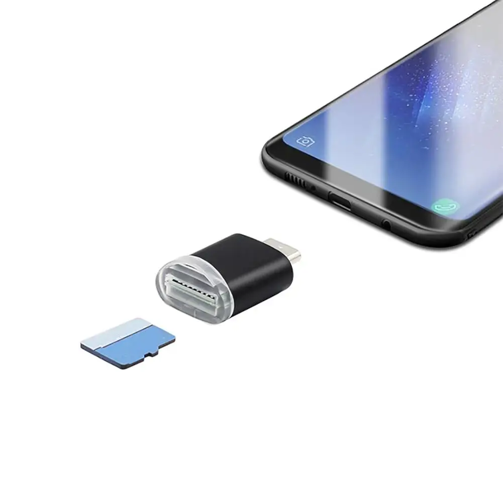 Micro USB OTG к адаптеру SD TF считыватель карт памяти со стандартным разъемом для