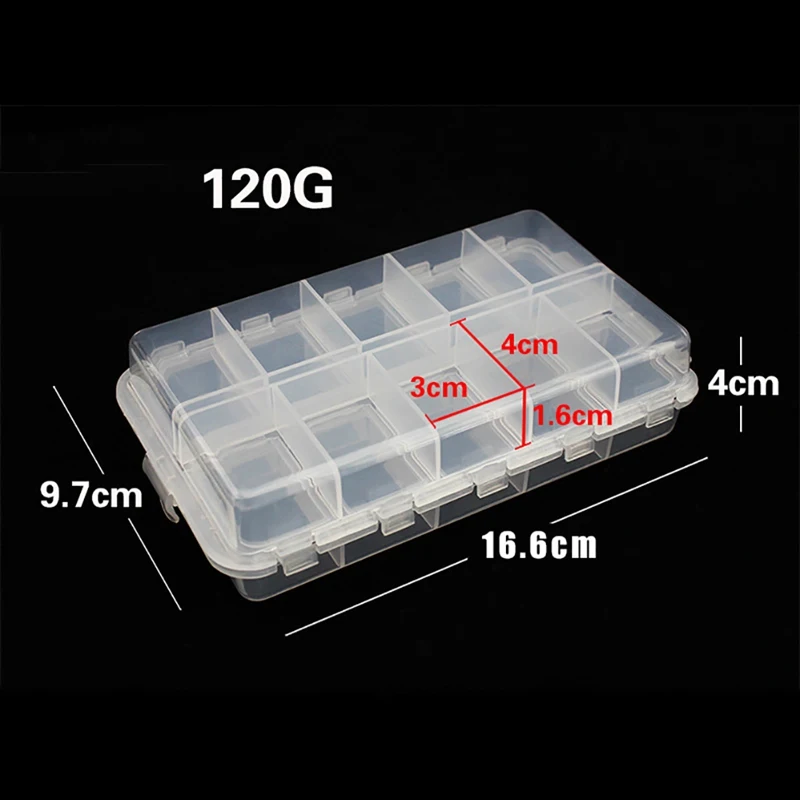 Коробка для рыболовных снастей двухсторонняя пластиковая коробка для приманки водостойкий портативный чехол для организации приманки - Цвет: A6