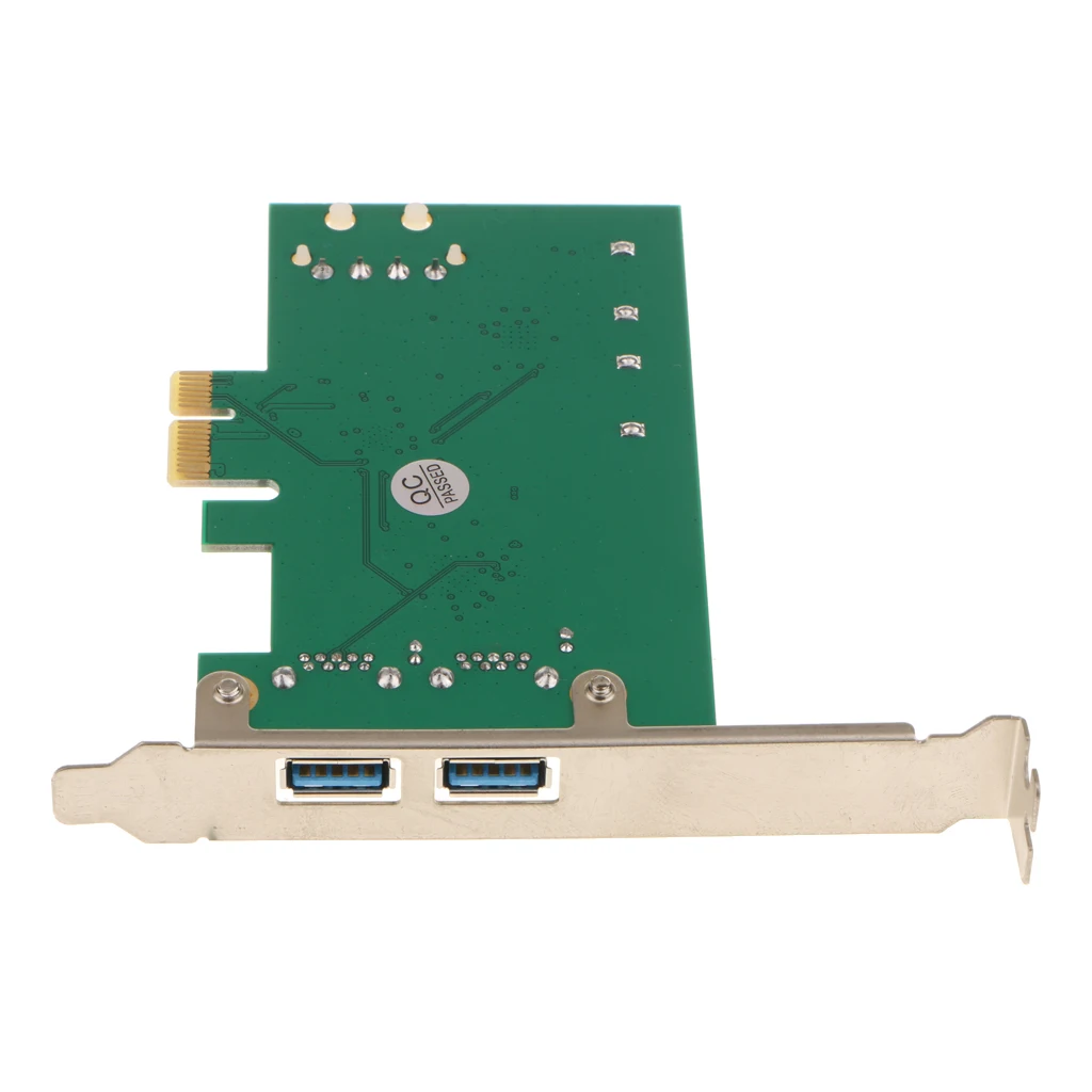 PCI-E to 2Port USB3.0+2Port SATA3.0 PCI Express Expansion Card for Desktops