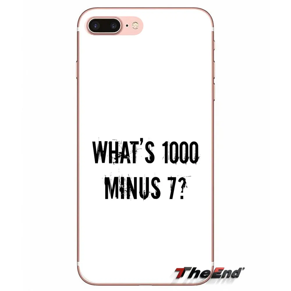 What's 1000 Minus 7 tokyo ghoul чехол для iPhone X 4 4S 5 5S 5C SE 6 6S 8 Plus Samsung Galaxy J1 J3 J5 J7 A3 A5 2016 2017|case for