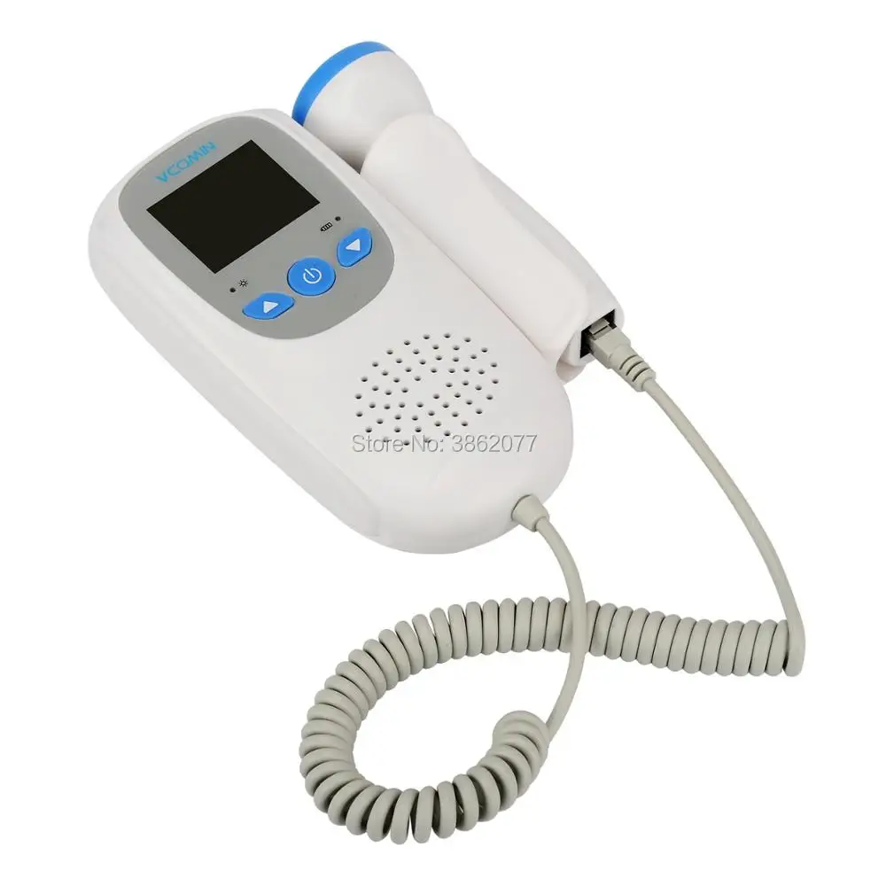 Vcomin Fetal Doppler hand-hold Pocket portable sound Baby heart pregnancy Ultrasound fetal doppler 