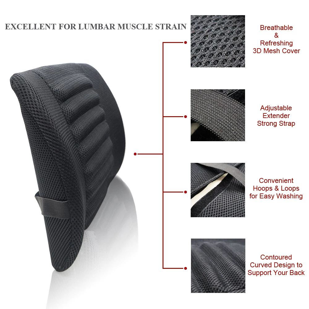 1 шт. Обувь с дышащей сеткой ткань автокресло поясничного Подушки Мягкий хлопок